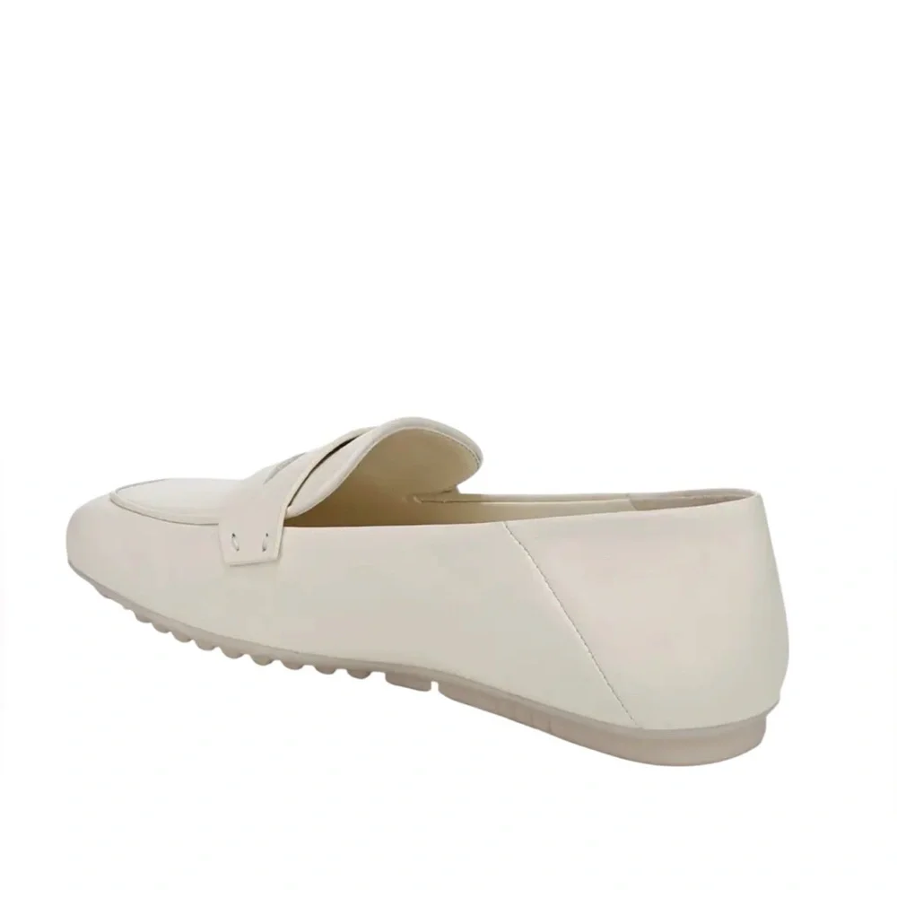 Franco Sarto Leather ZURY Penny Loafer Cream Women's Size 11M New Without Tags